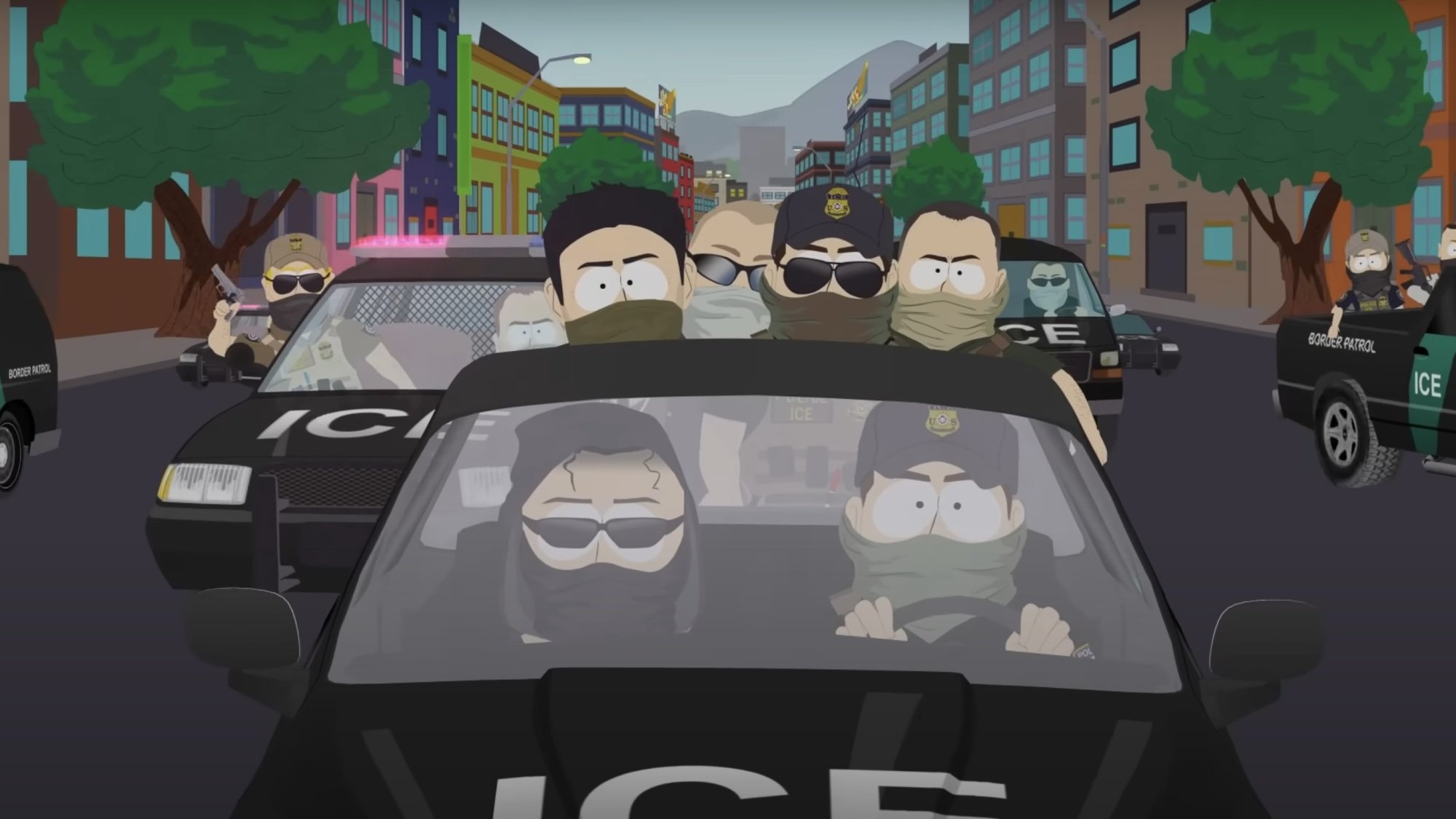 ICE officers in "South Park."