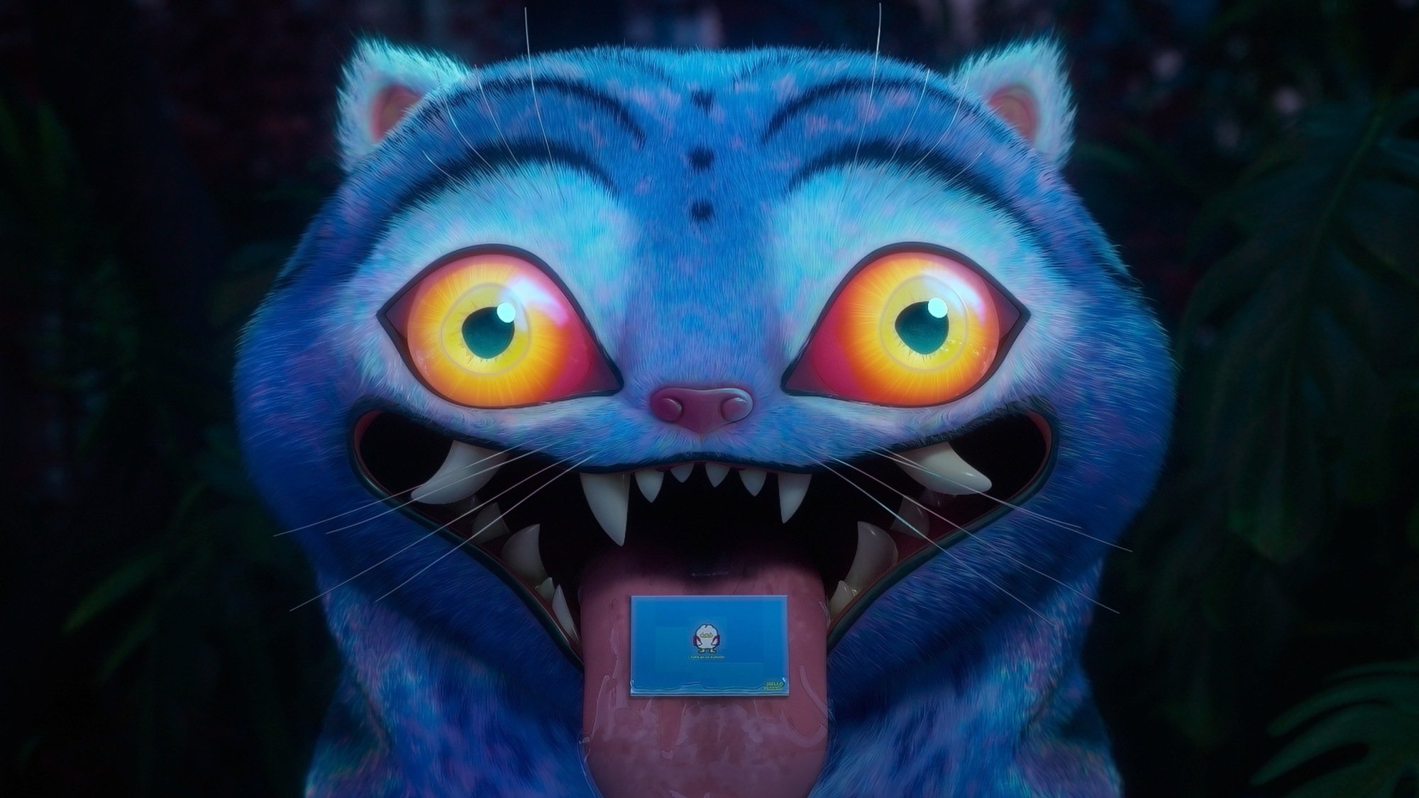 Derpy Tiger offers an invite in "KPop Demon Hunters."