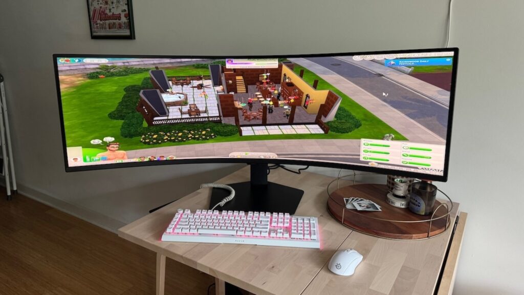 Acer gaming monitor on a table