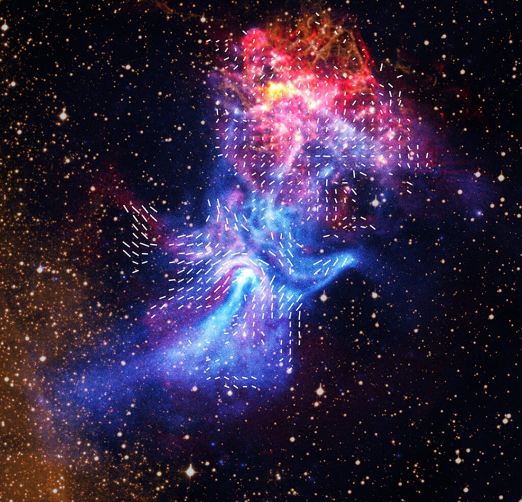 A composite image of the