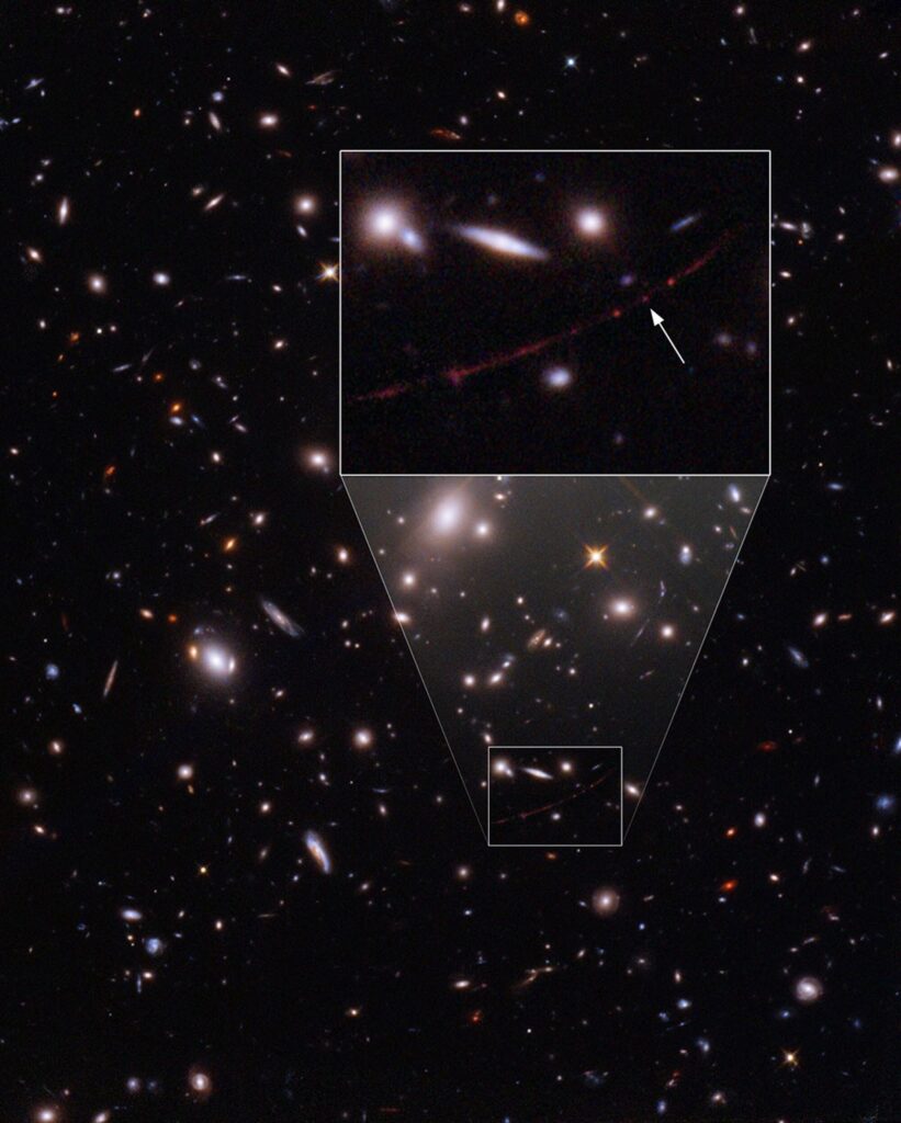 Webb telescope observing Earendel