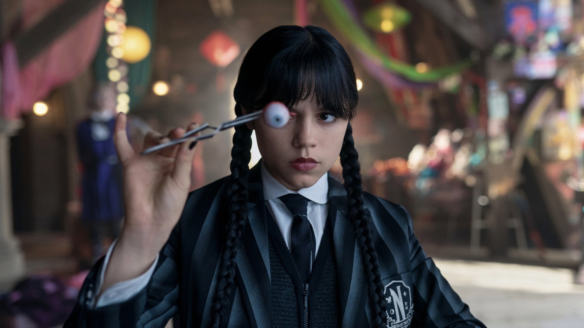 Jenna Ortega in "Wednesday."