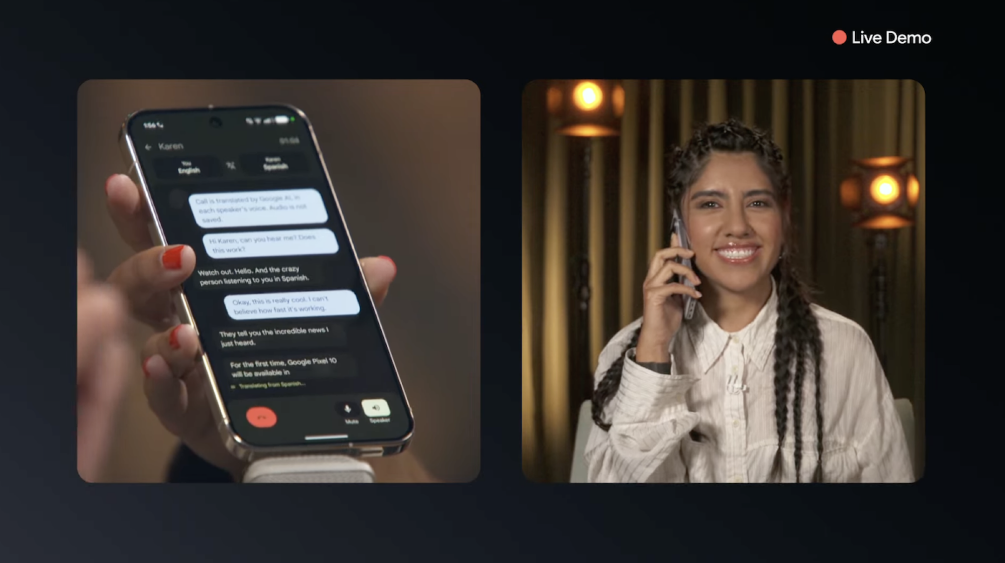 Live Translate on Google Pixel 10