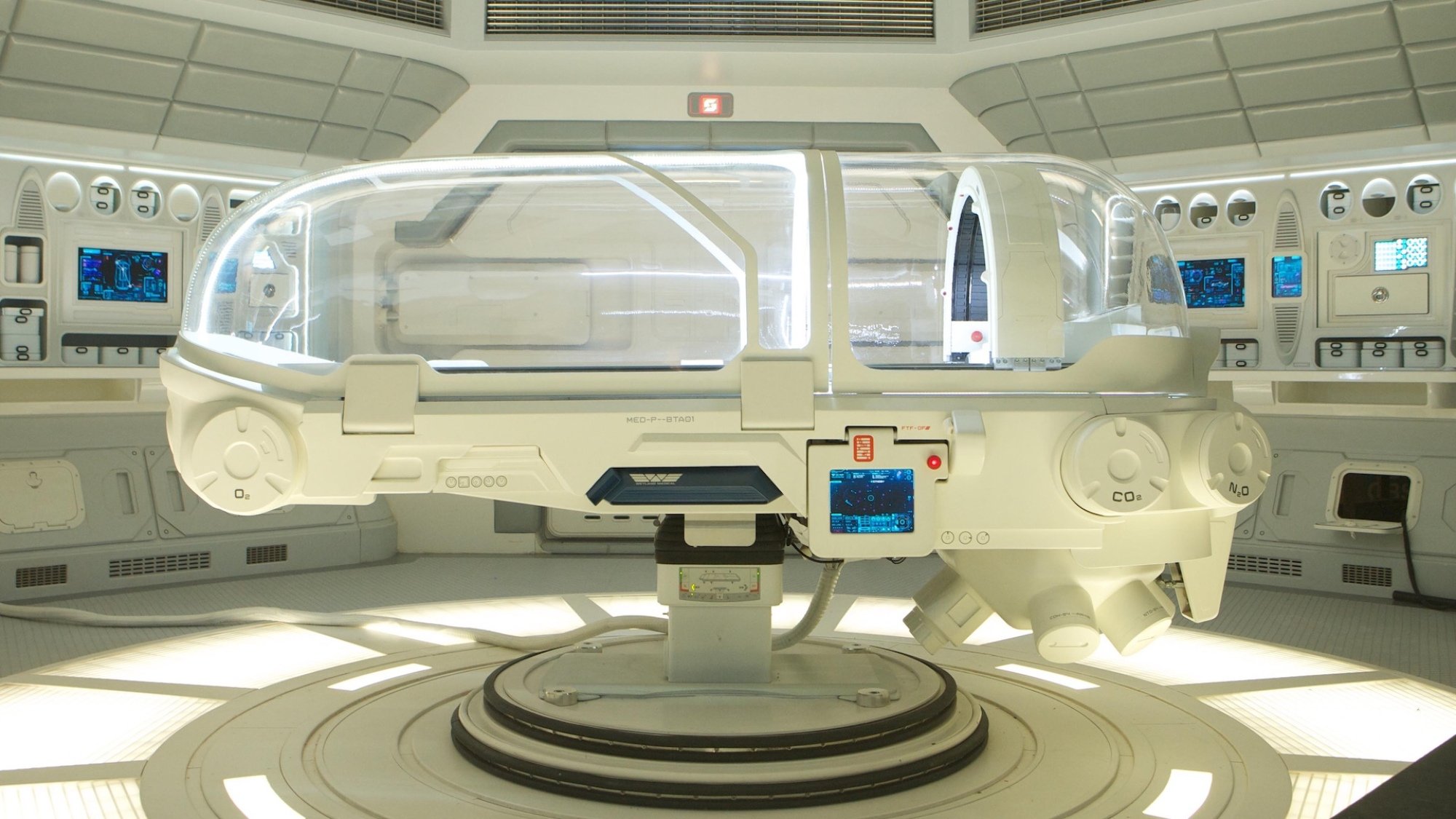 A medpod from "Prometheus."