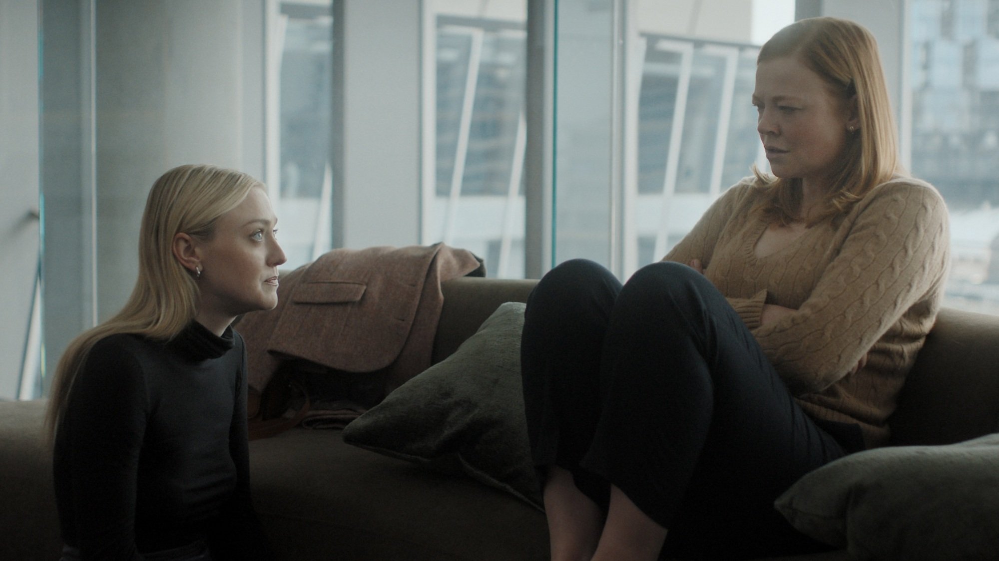 Dakota Fanning and Sarah Snook in "All Her Fault."